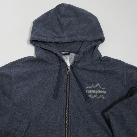 Patagonia M's Patagonia® Brushed Badge Lightweight Hooded Full-Zip Sweatshirt M - Picture 2 of 12